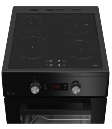 BEKO Cooker FSM59305BDT Hob type Induction Oven type Electric Black Width 50 cm Grilling Depth 60 cm 60