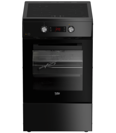 BEKO Cooker FSM59305BDT Hob type Induction Oven type Electric Black Width 50 cm Grilling Depth 60 cm 60