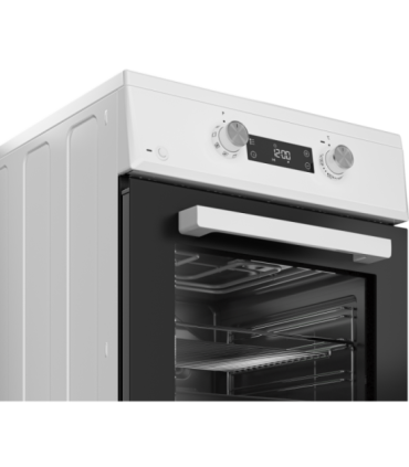 BEKO Cooker FSM59305WDT Hob type Induction Oven type Electric White Width 50 cm Grilling Depth 60 cm 60