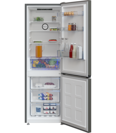 BEKO Refrigerator B3RCNA344HG Energy efficiency class E Free standing Combi Height 179.6 cm No Frost system