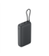 Xiaomi Power Bank 20000mAh (Integrated Cable), Dark Gray