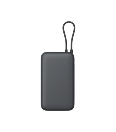 Xiaomi Power Bank 20000mAh (Integrated Cable), Dark Gray