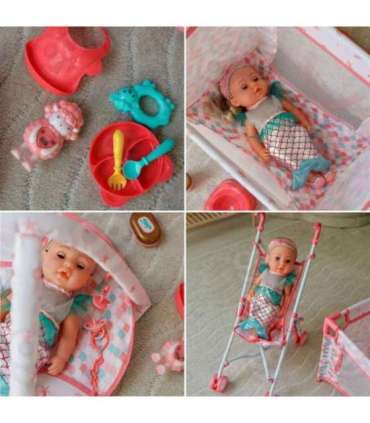 WOOPIE ROYAL Lalka Bobas Syrenka 18 Akcesorii