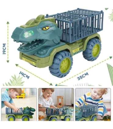 WOOPIE Ciężarówka Dinozaur Transporter Figurki