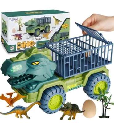WOOPIE Ciężarówka Dinozaur Transporter Figurki