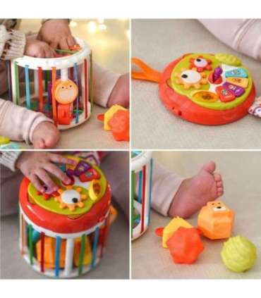 WOOPIE BABY silinder kuup sensoorne interaktiivne trumm