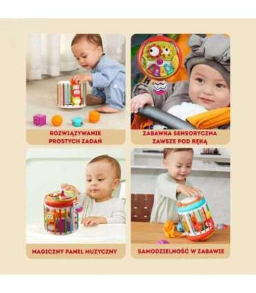 WOOPIE BABY silinder kuup sensoorne interaktiivne trumm