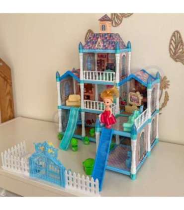 WOOPIE nukumaja Talveaed koos aksessuaaride ja nukuga, valgustusega, 191 osa.