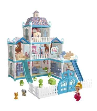 WOOPIE nukumaja Talveaed koos aksessuaaride ja nukuga, valgustusega, 191 osa.