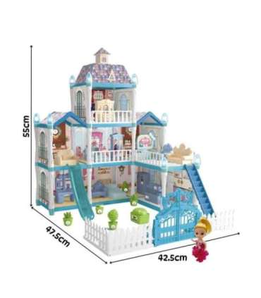 WOOPIE nukumaja Talveaed koos aksessuaaride ja nukuga, valgustusega, 191 osa.