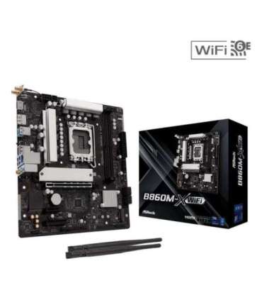 Mainboard|ASROCK|Intel B860 Express|LGA1851|Micro-ATX|Memory DDR5|Memory slots 2|B860M-X_WIFI