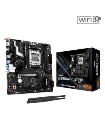 Mainboard|ASROCK|AMD B850|SAM5|Micro-ATX|Memory DDR5|Memory slots 2|B850M-XWIFIR2.0