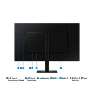 LCD Monitor|SAMSUNG|32"|Panel IPS|2560x1440|16:9|100 Hz|5 ms|Swivel|Pivot|Height adjustable|Tilt|Colour Black|LS32D600EAUXEN