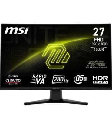 LCD Monitor|MSI|MAG 274CXF|27"|Gaming/Curved|Tilt|Matte|Panel VA|1920x1080|16:9|280 Hz|0.5 ms|Colour Black|MAG274CXF