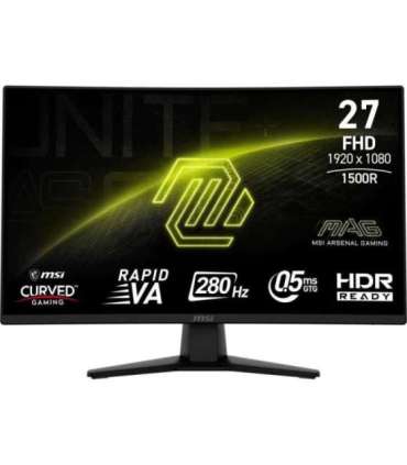 LCD Monitor|MSI|MAG 274CXF|27"|Gaming/Curved|Tilt|Matte|Panel VA|1920x1080|16:9|280 Hz|0.5 ms|Colour Black|MAG274CXF