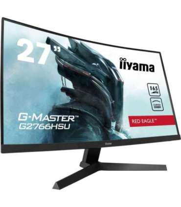 LCD Monitor|IIYAMA|G2766HSU-B1|27"|Gaming/Curved|Panel VA|1920x1080|16:9|165Hz|Matte|1 ms|Speakers|G2766HSU-B1