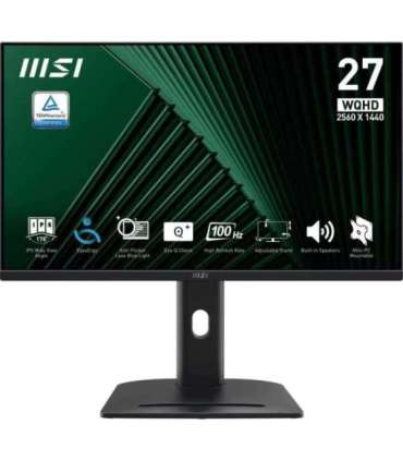 LCD Monitor|MSI|PRO MP275QPG|27"|Business|Panel IPS|2560x1440|16:9|100 Hz|1 ms|Speakers|PROMP275QPG