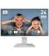 LCD Monitor|MSI|PRO MP2412W|23.8"|Business|Panel VA|1920x1080|16:9|100 Hz|1 ms|Colour White|PROMP2412W