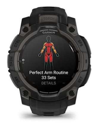 SMARTWATCH INSTINCT 3 AMOLED/BLACK/BLK 010-02936-00 GARMIN