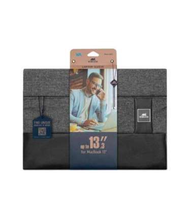 NB SLEEVE ULTRABOOK 13.3"/8803 BLACK MELANGE RIVACASE