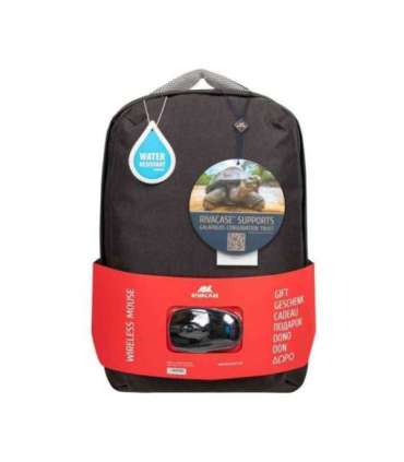 NB BACKPACK 15.6" + MOUSE/7563 BLACK RIVACASE