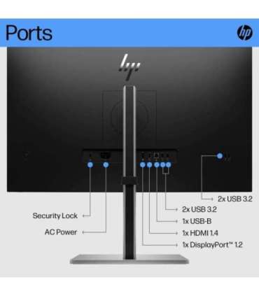 LCD Monitor|HP|E27 G5|27"|Business|Panel IPS|1920x1080|16:9|5 ms|6N4E2AA