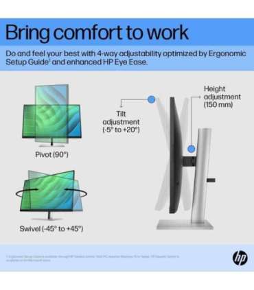 LCD Monitor|HP|E27 G5|27"|Business|Panel IPS|1920x1080|16:9|5 ms|6N4E2AA