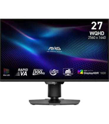 LCD Monitor|MSI|MAG 274QPF X30MV|27"|Gaming/Frameless|Matte|Panel VA|2560x1440|16:9|300Hz|0.5 ms|Colour Black|MAG274QPFX30MV