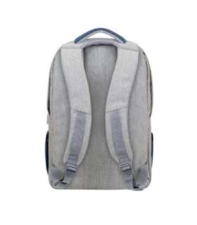 NB BACKPACK ANTI-THEFT 17.3"/7567 GREY/DARK BLUE RIVACASE