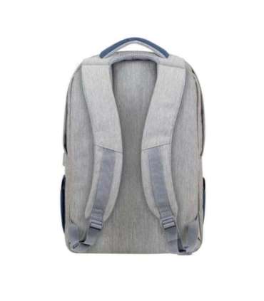 NB BACKPACK ANTI-THEFT 17.3"/7567 GREY/DARK BLUE RIVACASE