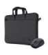 NB CASE BOLOGNA 16" +MOUSE SET/BLACK 24988 TRUST