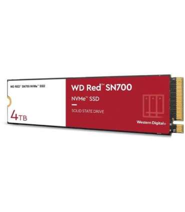 SSD|WESTERN DIGITAL|Red SN700|4TB|M.2|NVMe|Write speed 3100 MBytes/sec|Read speed 3400 MBytes/sec|TBW 5100 TB|WDS400T1R0C