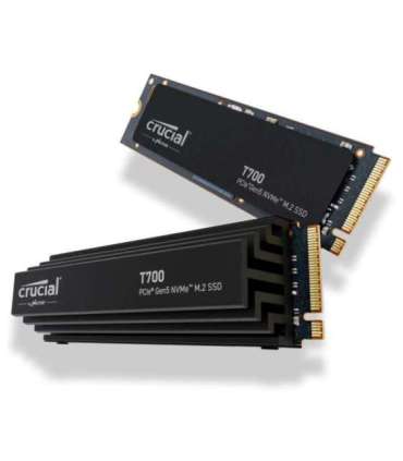SSD|CRUCIAL|T700|2TB|M.2|PCIe Gen5|NVMe|TLC|Write speed 11800 MBytes/sec|Read speed 12400 MBytes/sec|TBW 1200 TB|CT2000T700SSD5