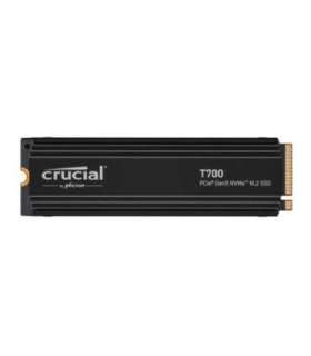 SSD|CRUCIAL|T700|4TB|M.2|PCIe Gen5|NVMe|TLC|Write speed 11800 MBytes/sec|Read speed 12400 MBytes/sec|TBW 2400 TB|CT4000T700SSD5