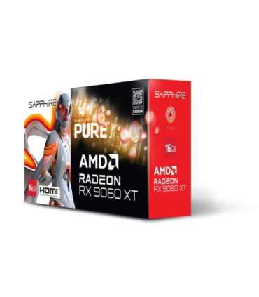 Graphics Card|SAPPHIRE|AMD Radeon RX 9060 XT|16 GB|GDDR6|128 bit|Dual Slot Fansink|11350-02-20G