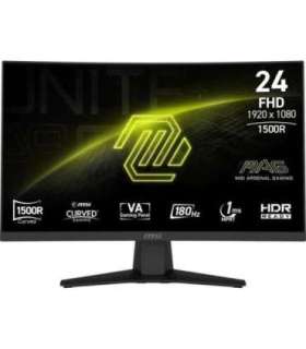 LCD Monitor|MSI|MAG 244C|23.6"|Gaming/Curved/Frameless|Matte|Panel VA|1920x1080|16:9|180Hz|1 ms|MAG244C