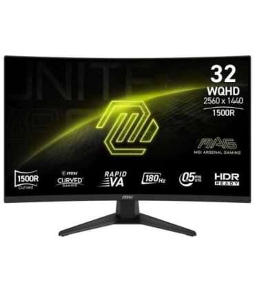 LCD Monitor|MSI|MAG 321CQF E18|31.5"|Gaming/Curved|Panel VA|2560x1440|16:9|180 Hz|0.5 ms|MAG321CQFE18