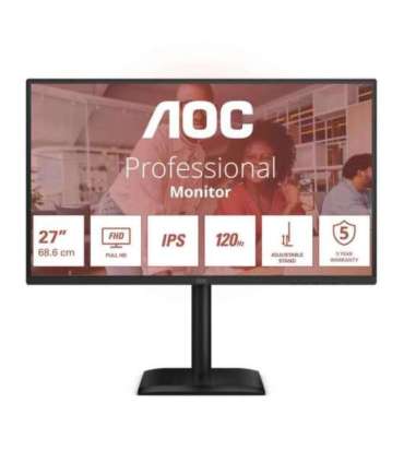 LCD Monitor|AOC|27 "|1920 x 1080 pixels|Full HD|Native aspect ratio 16:9|LED|Flat|27E4U