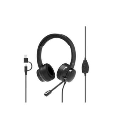 PORT CONNECT Stereo Headset Wired USB Comfort PORT CONNECT