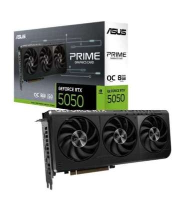 Graphics Card|ASUS|NVIDIA|GeForce RTX 5050|8 GB|GDDR6|128 bit|PCI Express 5.0|Active|PRIME-RTX5050-O8G