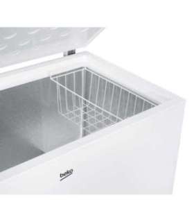 Beko CF380EWN Freezer, E, Larder, Height 85cm, Capacity 371L, White