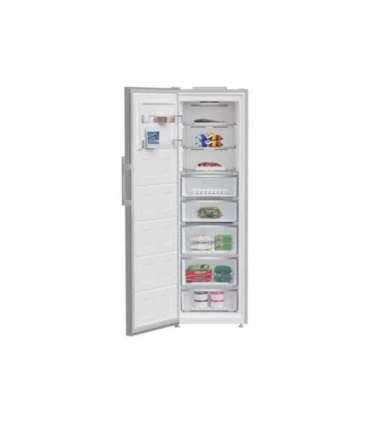 Beko B5RMFNE314X Freezer, E, Larder, Height 186.5cm, Capacity 286L, Grey
