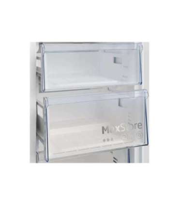 Beko B5RMFNE314X Freezer, E, Larder, Height 186.5cm, Capacity 286L, Grey