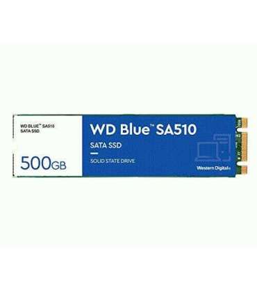 SSD|WESTERN DIGITAL|Blue SA510|500GB|M.2|SATA 3.0|Write speed 510 MBytes/sec|Read speed 560 MBytes/sec|2.38mm|TBW 200 TB|MTBF