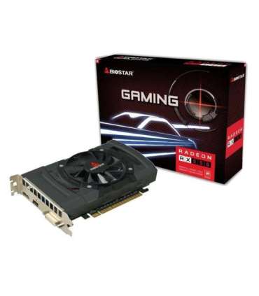 Graphics Card|BIOSTAR|AMD Radeon RX 550|4 GB|GDDR5|128 bit|PCIE 3.0 16x|GPU 1100 MHz|Single Slot Fansink|1xDVI-D|1xHDMI|1xDis