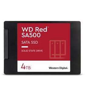 SSD|WESTERN DIGITAL|Red SA500|4TB|SATA 3.0|Write speed 520 MBytes/sec|Read speed 560 MBytes/sec|2,5"|TBW 500 TB|MTBF 1750000 
