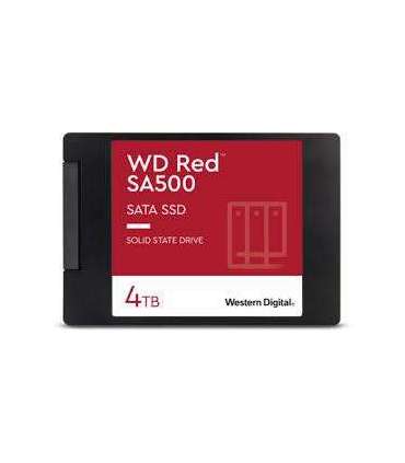 SSD|WESTERN DIGITAL|Red SA500|4TB|SATA 3.0|Write speed 520 MBytes/sec|Read speed 560 MBytes/sec|2,5"|TBW 500 TB|MTBF 1750000 