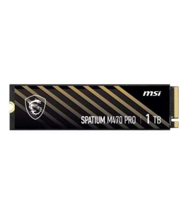 SSD|MSI|SPATIUM M470 PRO|1TB|M.2|PCIe Gen4|NVMe|3D NAND|Write speed 4500 MBytes/sec|Read speed 6000 MBytes/sec|2.15mm|TBW 320