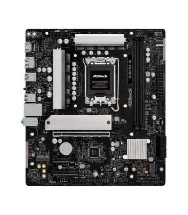 Mainboard|ASROCK|Intel B860 Express|LGA1851|Micro-ATX|Memory DDR5|Memory slots 2|1xPCI-Express 4.0 1x|1xPCI-Express 4.0 4x	|1