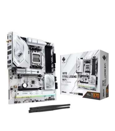 Mainboard|ASROCK|AMD X870|SAM5|ATX|Memory DDR5|Memory slots 4|1xPCI-Express 4.0 16x|1xPCI-Express 5.0 16x|4xM.2|1xHDMI|4xUSB 